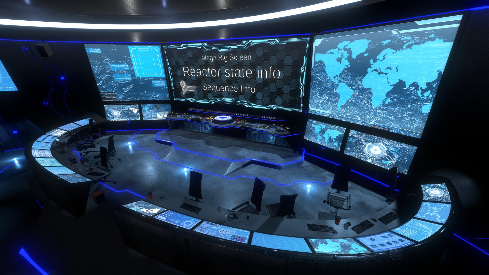 Futuristic Command Center